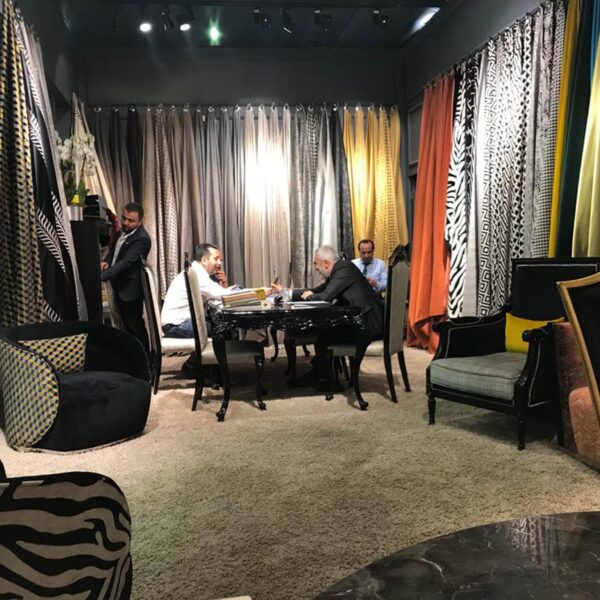 Palazzo Fabrics participated in Evteks 2018, showcasing its latest upholstery collections.