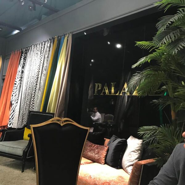 Palazzo Fabrics participated in Evteks 2018, showcasing its latest upholstery collections.